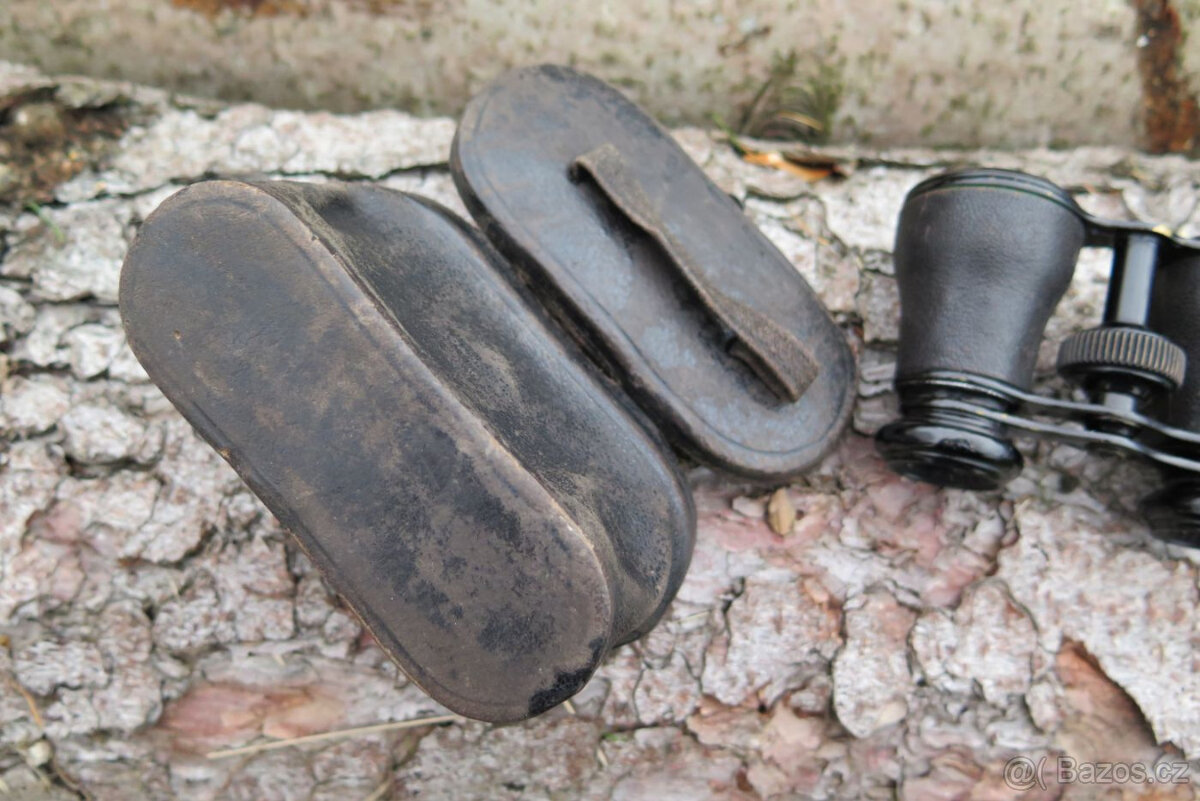 Starožitný dalekohled -kukatko + pouzdro, dalekohled 6x40 - 10