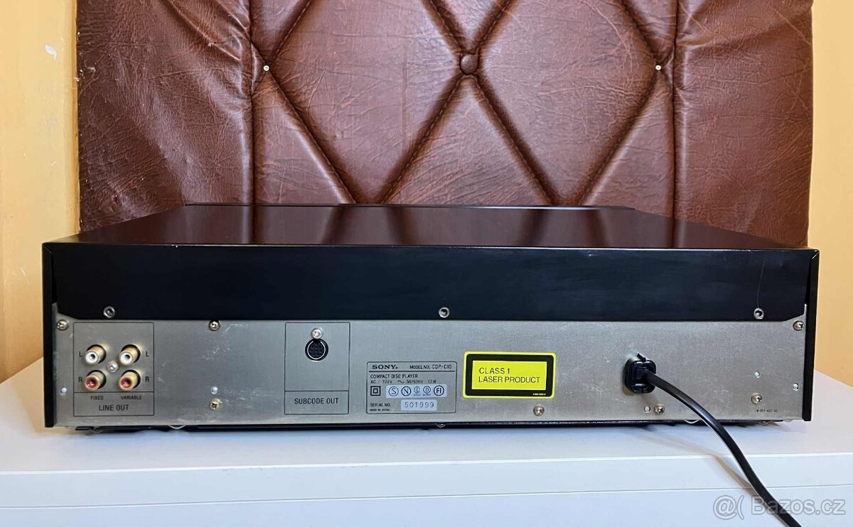 SONY CDP-C10 přehrávač na 10 CD Japan 1986 - 10
