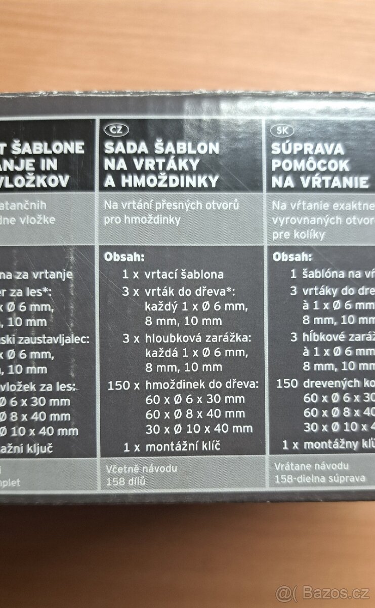 Sada vrtacích a kolíkovacích přípravků Powerfix Profi - 10