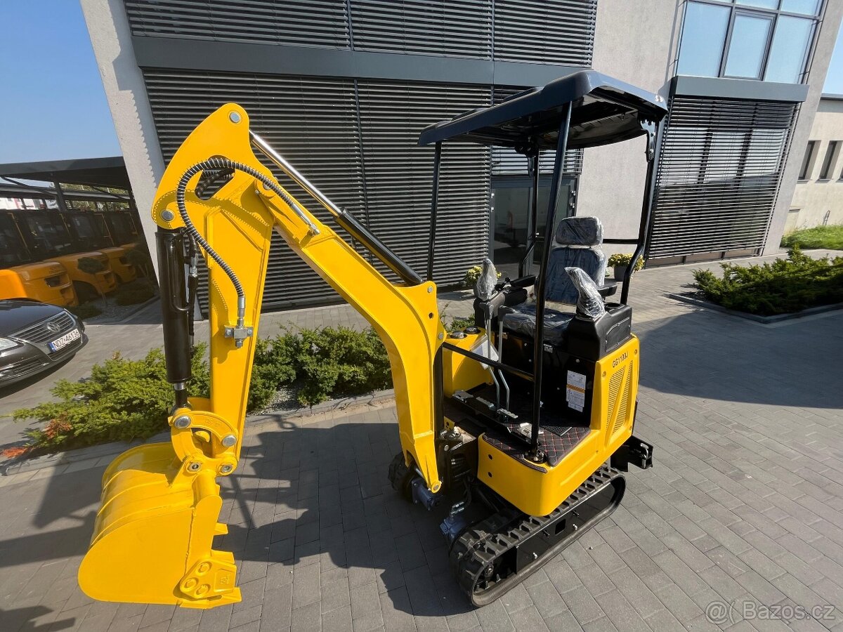 Minibáger GG 1100 J -Koncoročná AKCIA + Dovoz GRÁTIS - 10