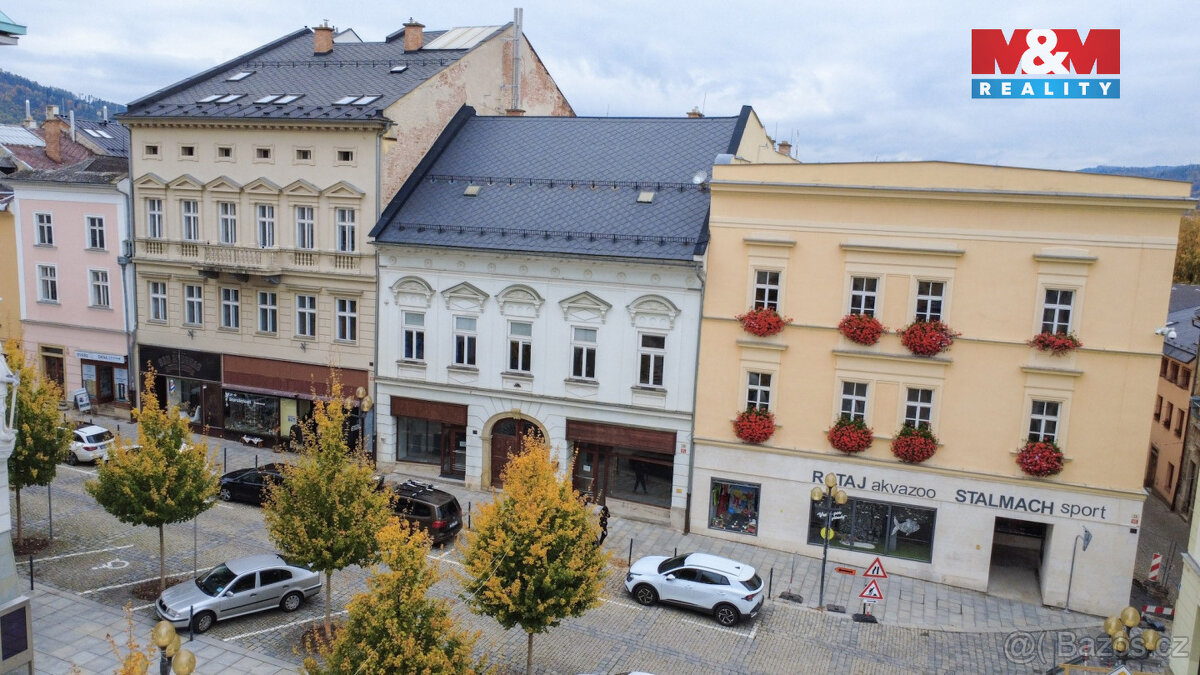 Prodej nájemního domu, 1160 m², Šumperk, ul. nám. Míru - 10