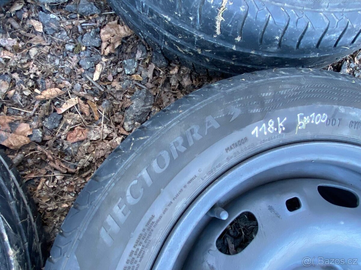 118. sada letní kola 185/60 r14 5x100 VW Škoda - 10