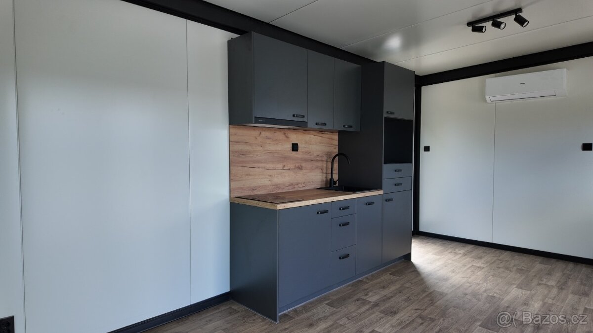 tiny house, kontejner 9×3 m – kancelář, obchod, bydlení - 10