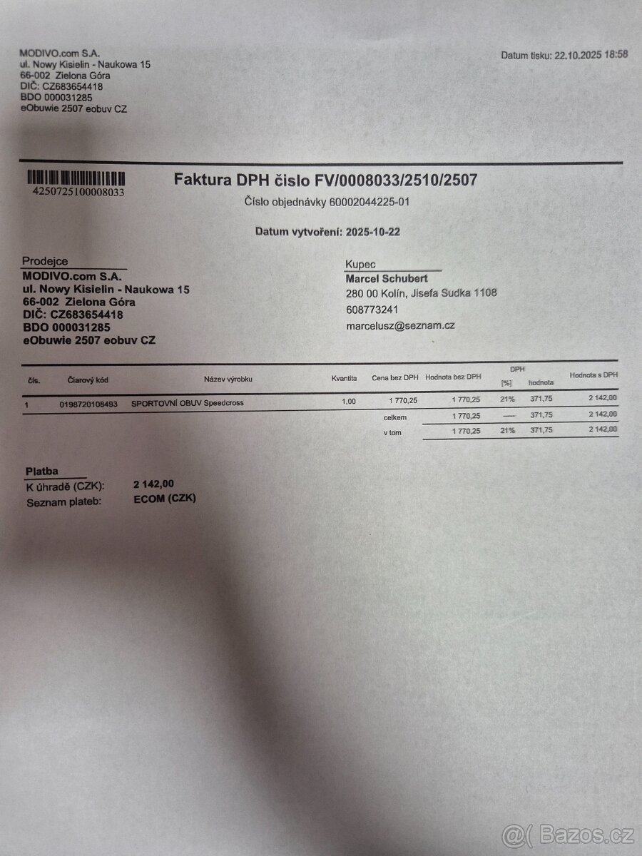 Salamon Speedcross vel 44 v záruce - 10