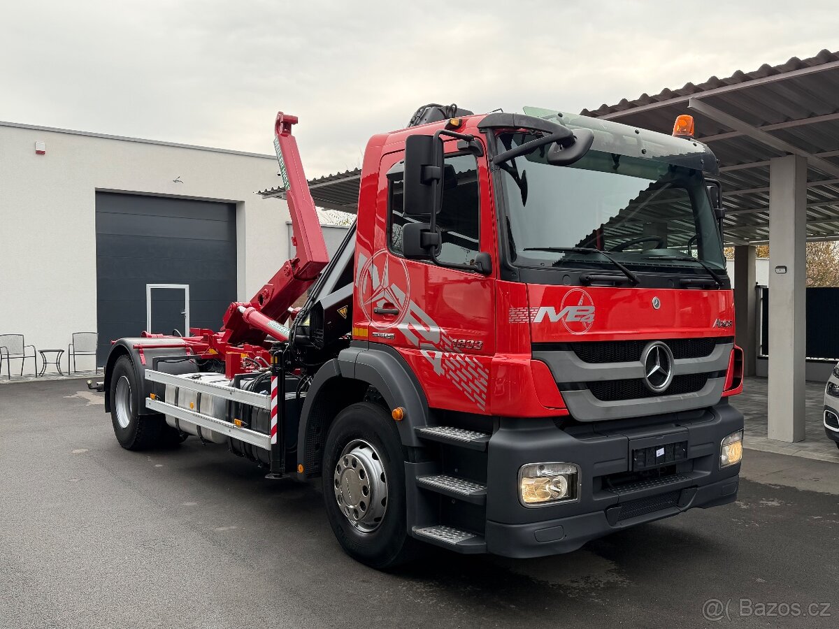 MERCEDES-BENZ AXOR 1833 HÁKOVÝ NOSIČ HYDRAULICKÁ RUKA HIAB - 10