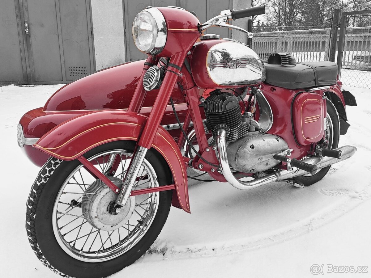 Jawa 250 + sidecar Velorex 560 - 10