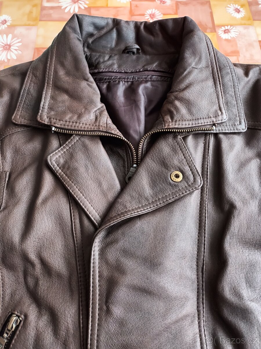 Kožená pánská bunda XXL - 10