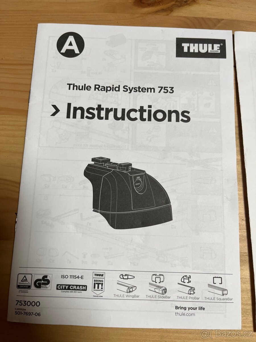 Thule kit 3116 + Thule Rapid System 753 - 10