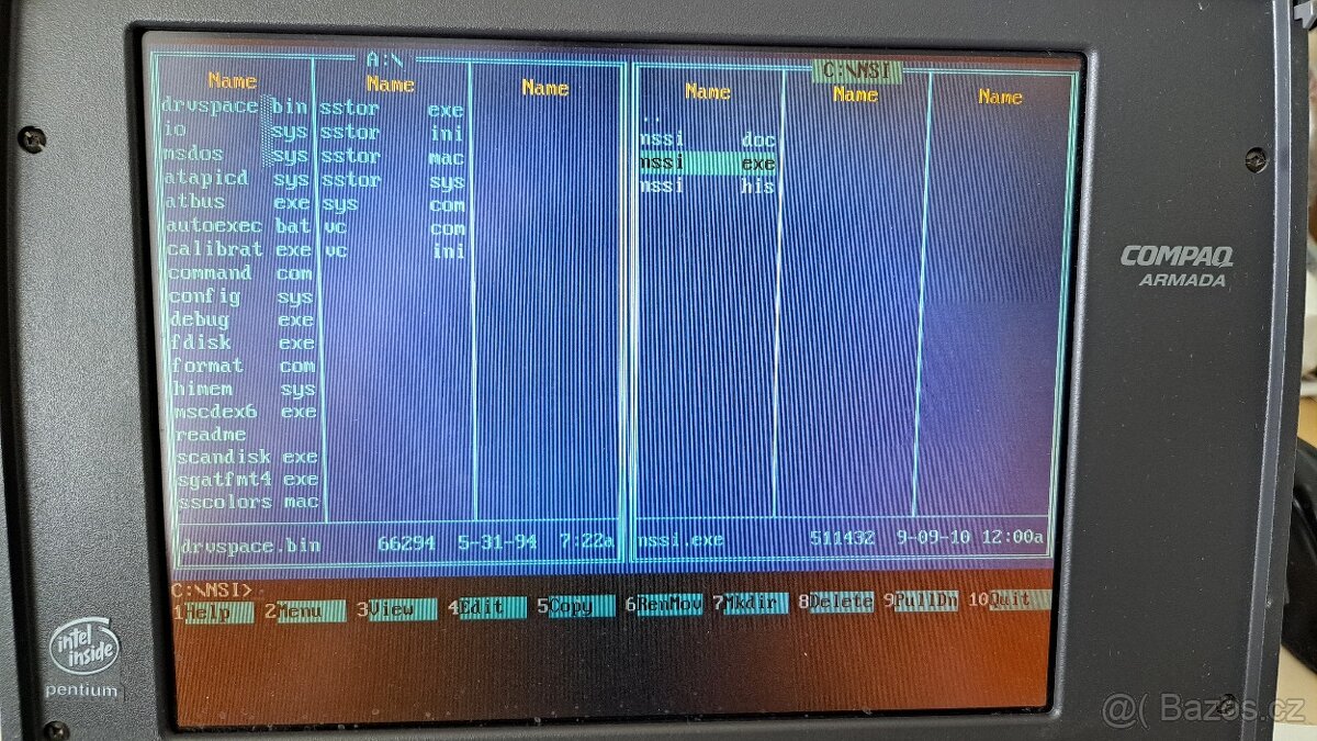 Historický notebook Compaq Armada 1120 - Pentium 100MHz - 10