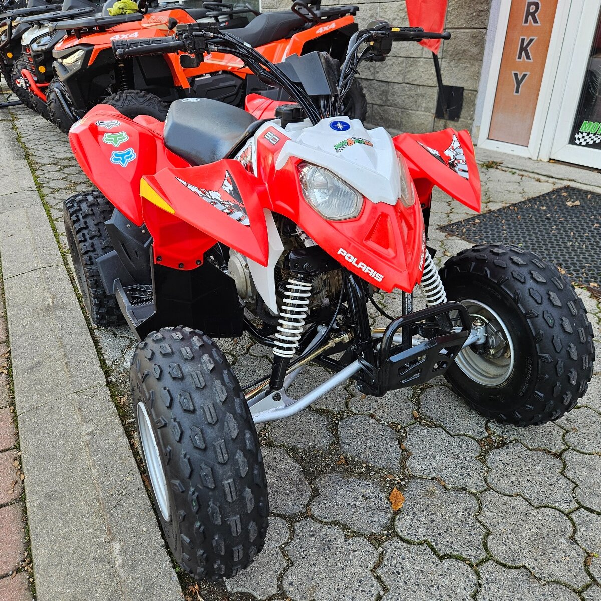 Polaris Outlaw 90, ČR, nové brzdové obložení, 6kw - 10