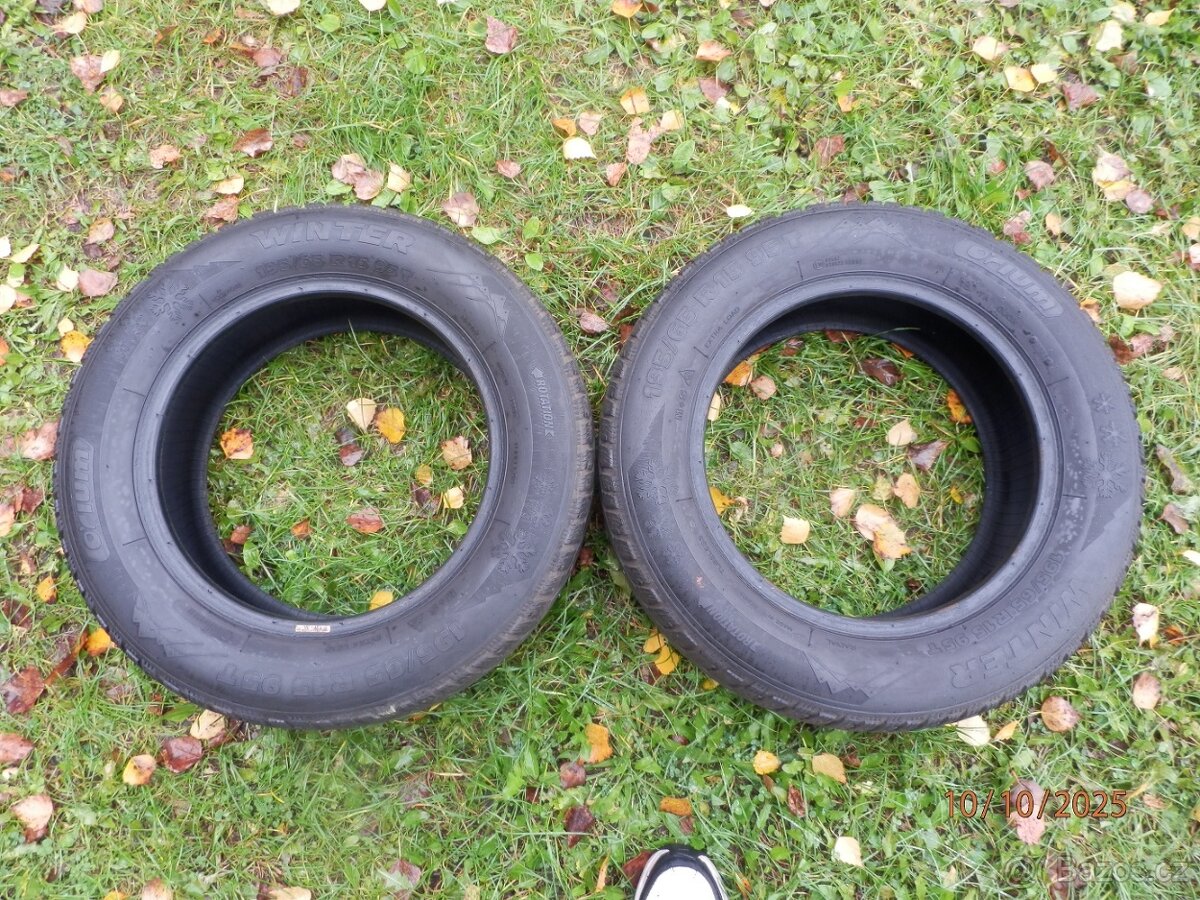 2xZimní gumy WINTER 195/65 R15 2x 5,5MM - 10