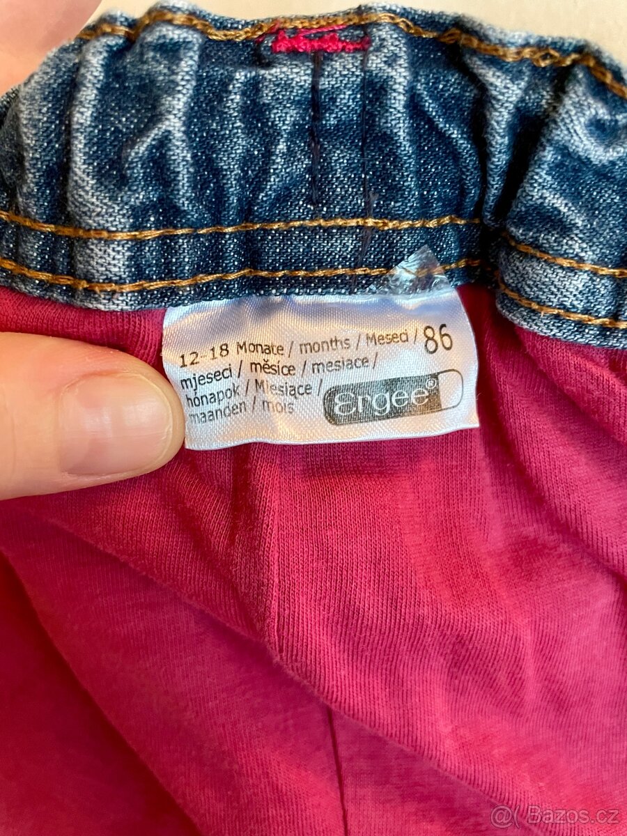 Dívčí džíny se zateplením vel. 86 - 10