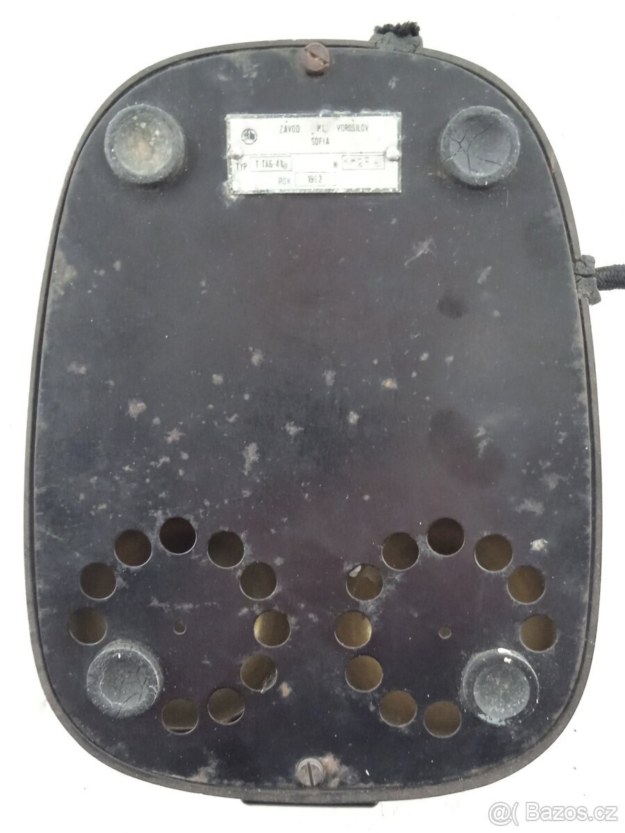 Retro bakelitový telefon KL Vorošilov 1962 - 10