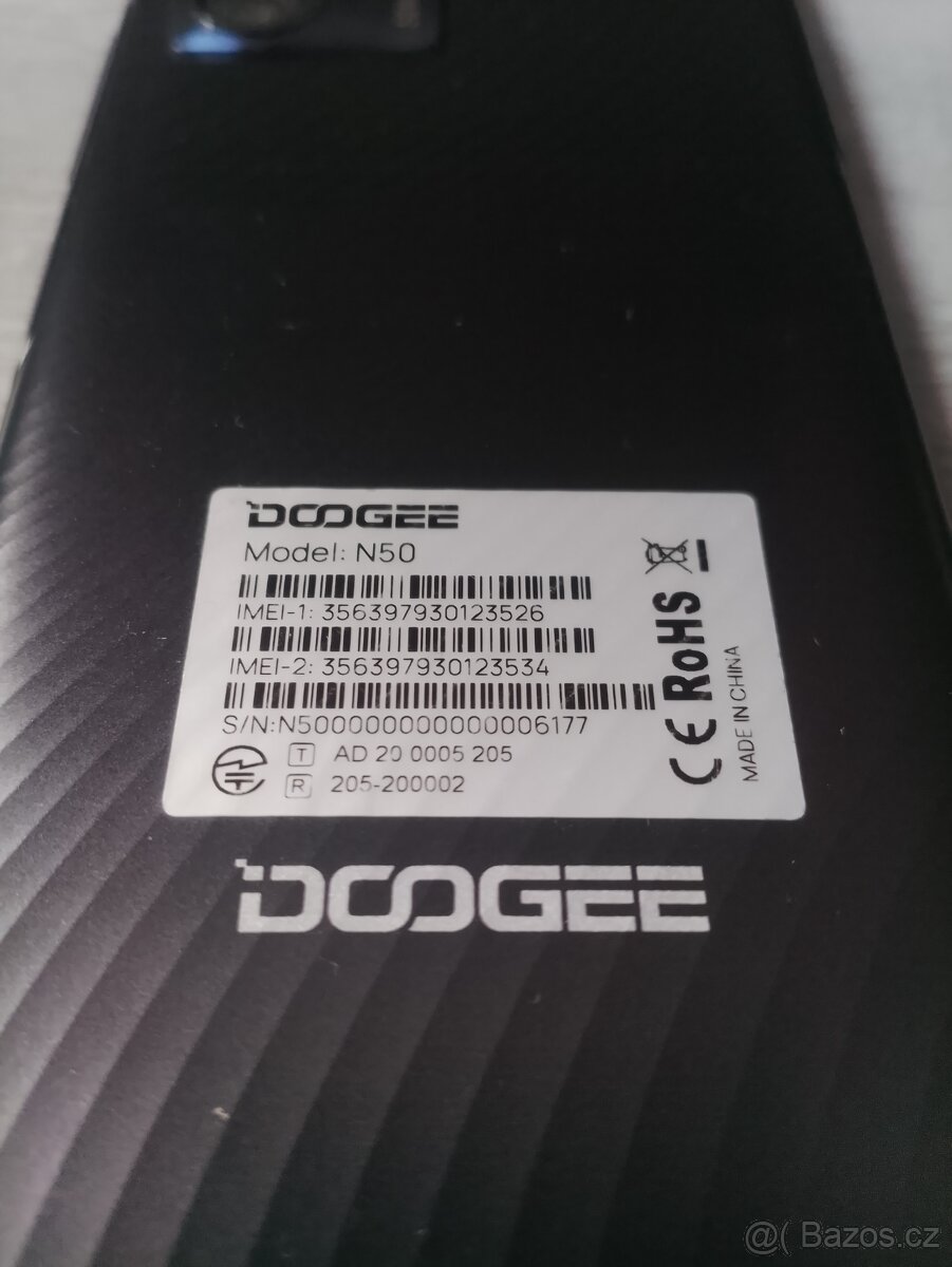 DOOGEE N50, 6.52", 8GB+128GB, Android 13 - 10