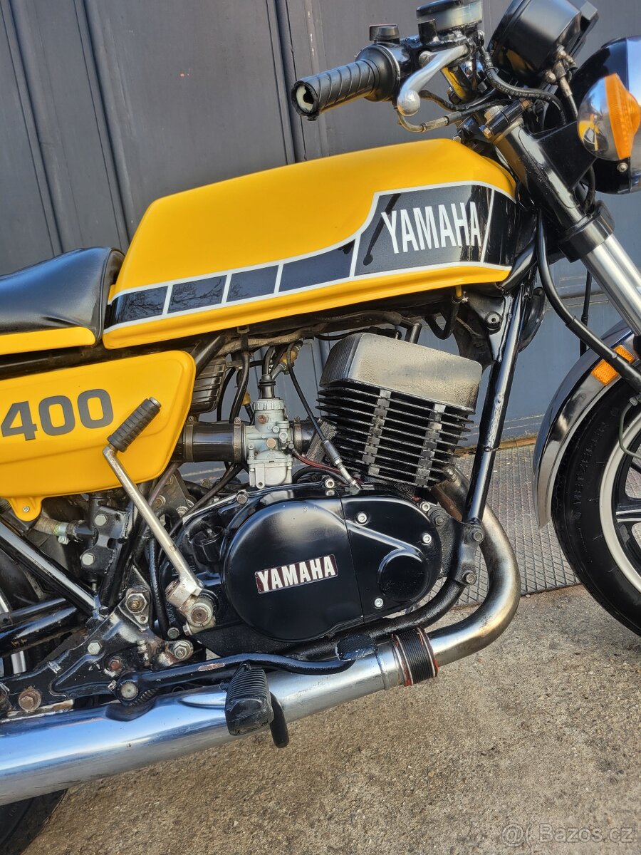 Yamaha RD 400 r.v. 1979 typ 1A3 DOKLADY 2T MOTOR - 10
