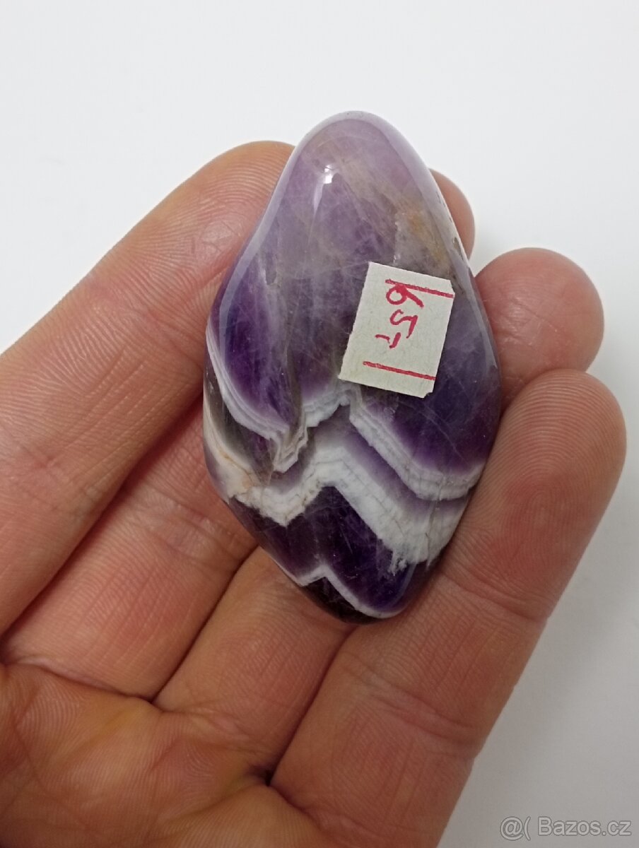 Ametysty tromlované Malawi - 10