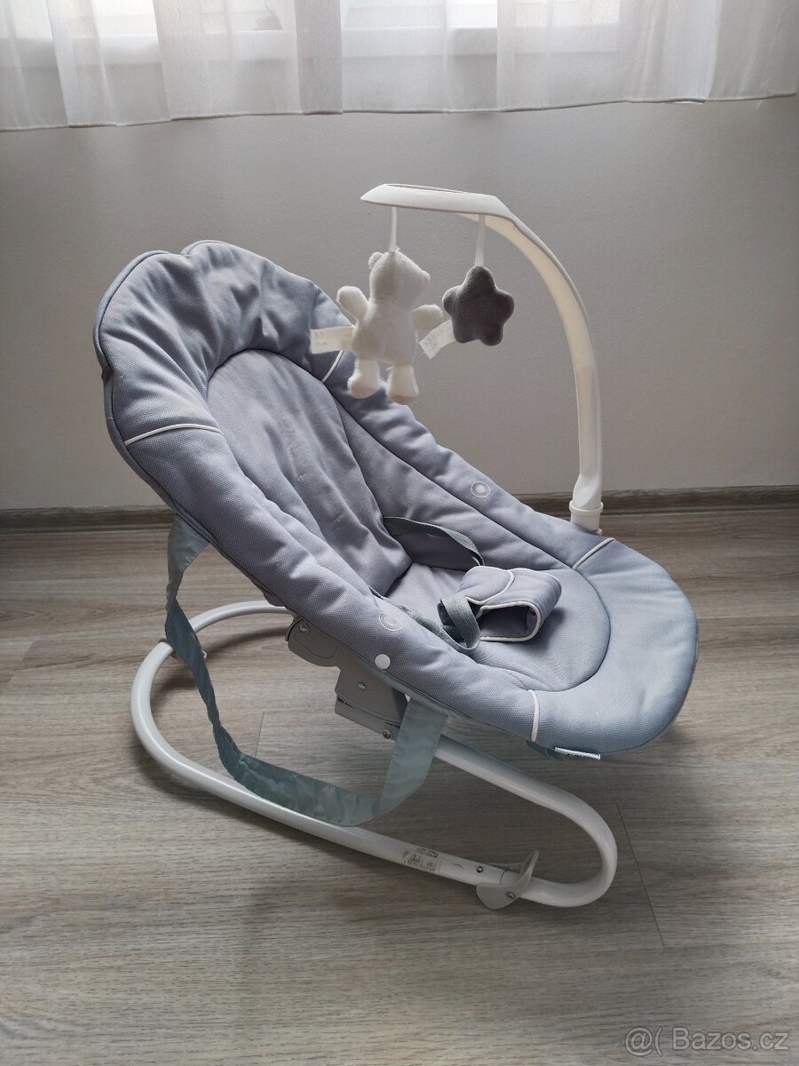 Jídelní židlička s lehátkem a houpačkou 3v1 - 10