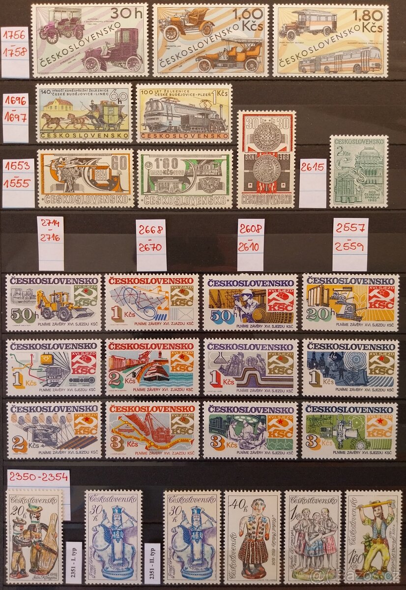 Známky ČSR – 5 - 10