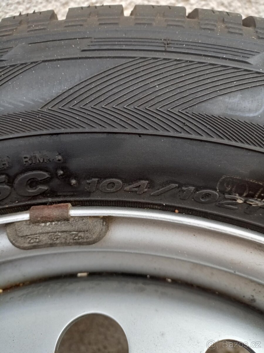 Plechová kola se zimními pneu R16, Renault Trafic - 10