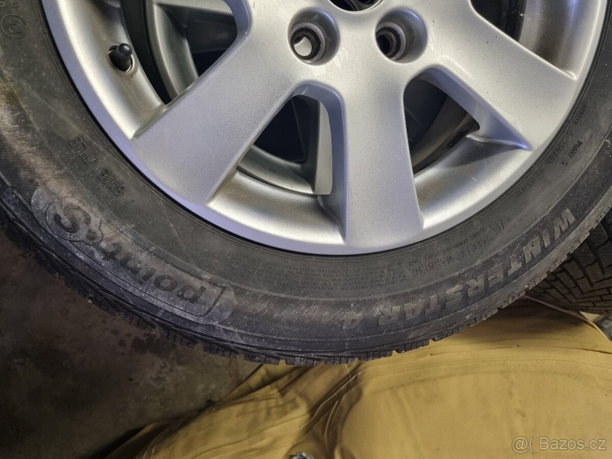 Alu kola 5x112 R 15 195/65 R15 zimní - 10