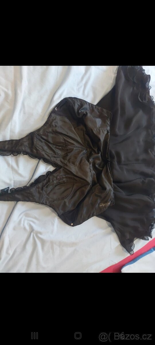 Černé společenské šaty XL - 10