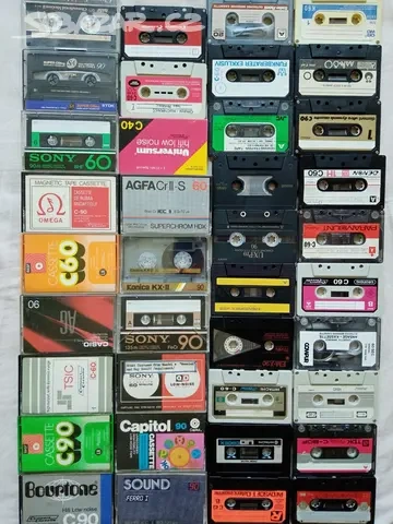 Nove foto 3.11. málo použitych 590 MC kazet od 9 Kč - 10