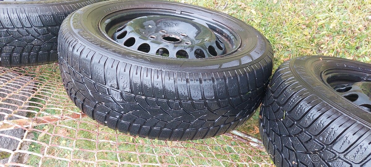 Škoda, Volkswagen zimní kola R15, 5x112 Dunlop Winter Sport - 10