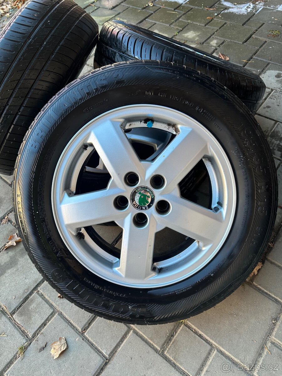 Originál alu Škoda Triton 5x100 r15 - 10