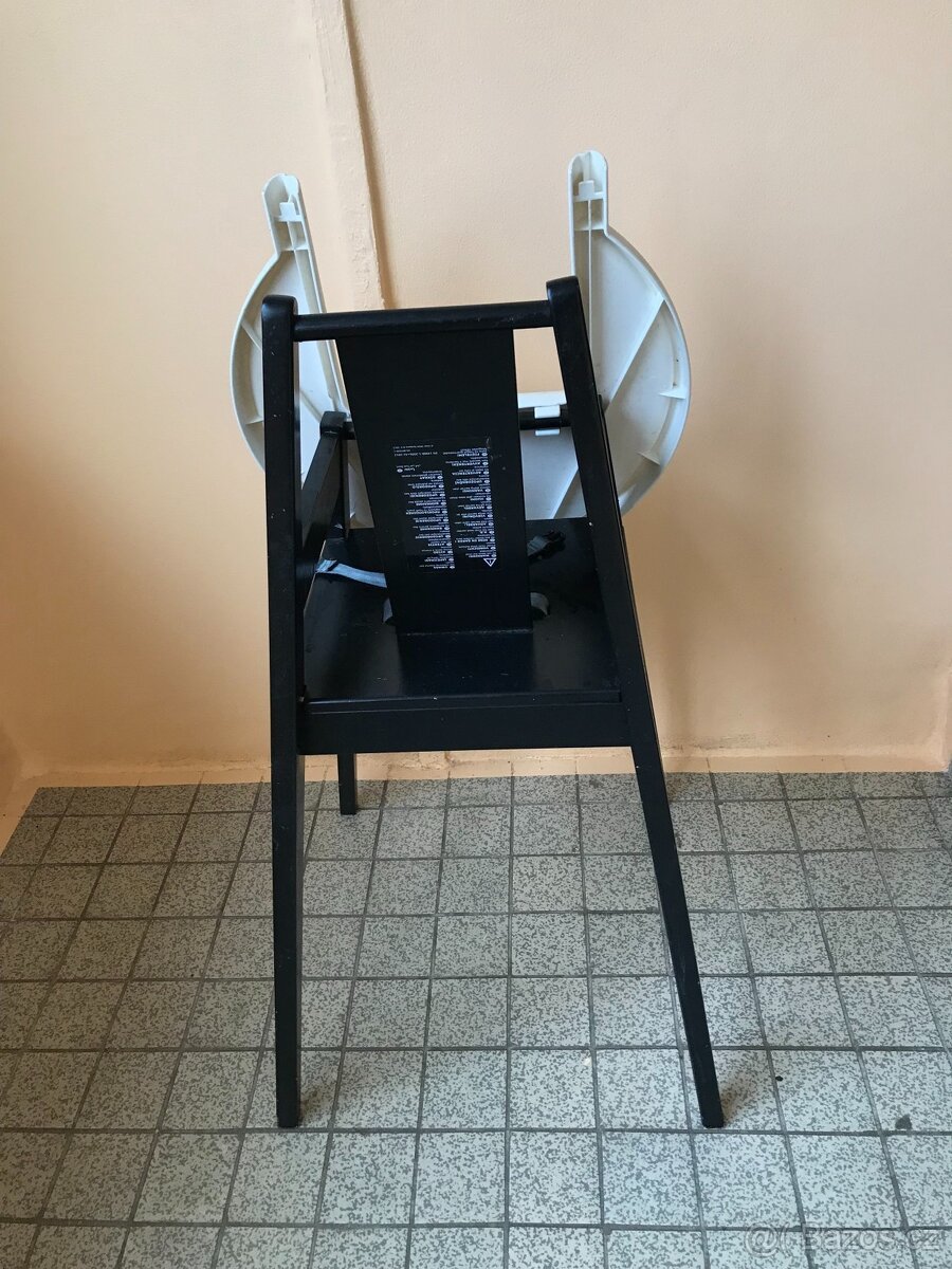 Jídelní židlička IKEA Blames černá - 10