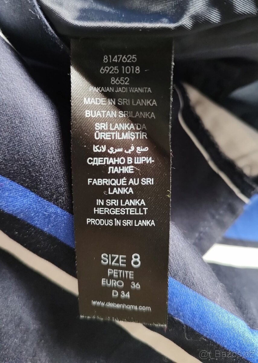 Šaty s květy - XS - 10