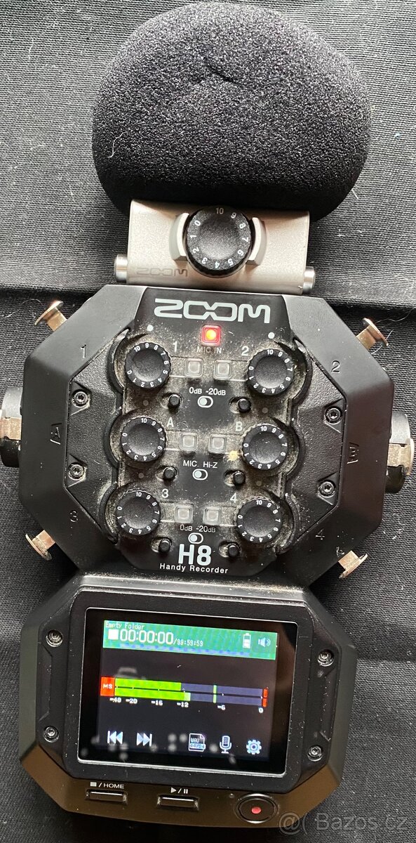 Zoom H-8, set mikrofonů a příslušenství, perfektní stav - 10