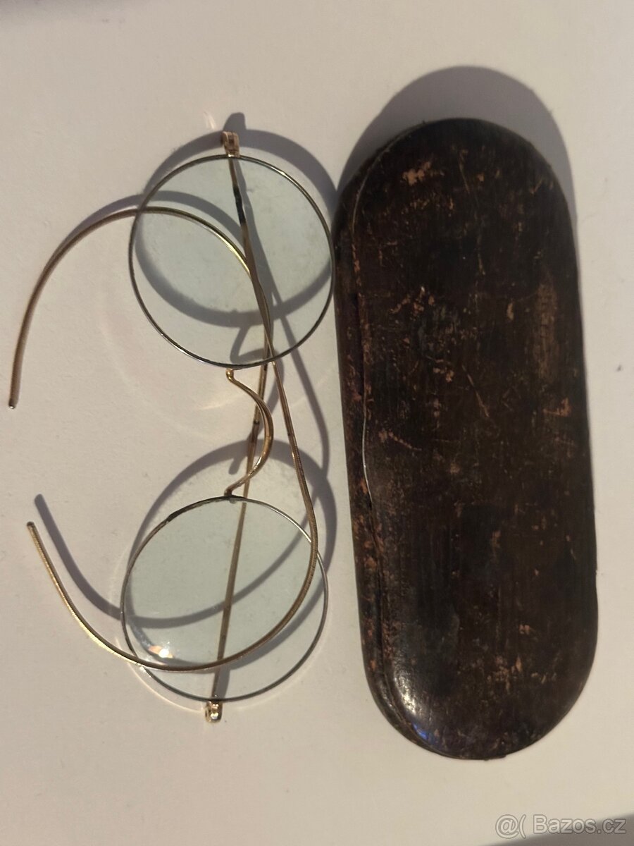 Stare bryle lenonky s pouzdrem - 10