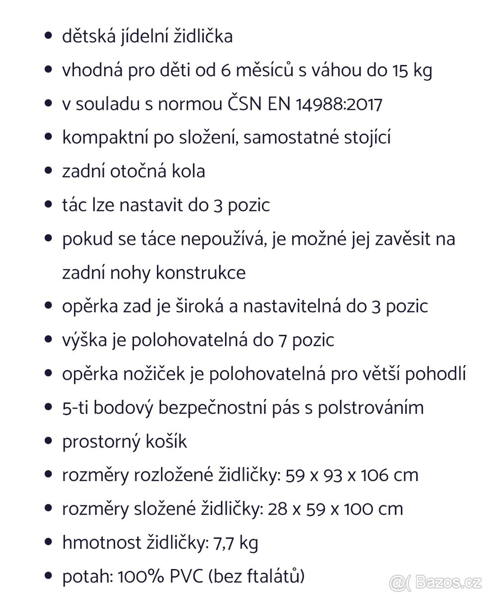 Jídelní židlička - 10