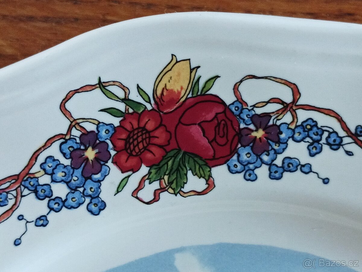 FAJÁNS TALÍŘ SARREGUEMINES HENRI LOUX FRANCIE - 10