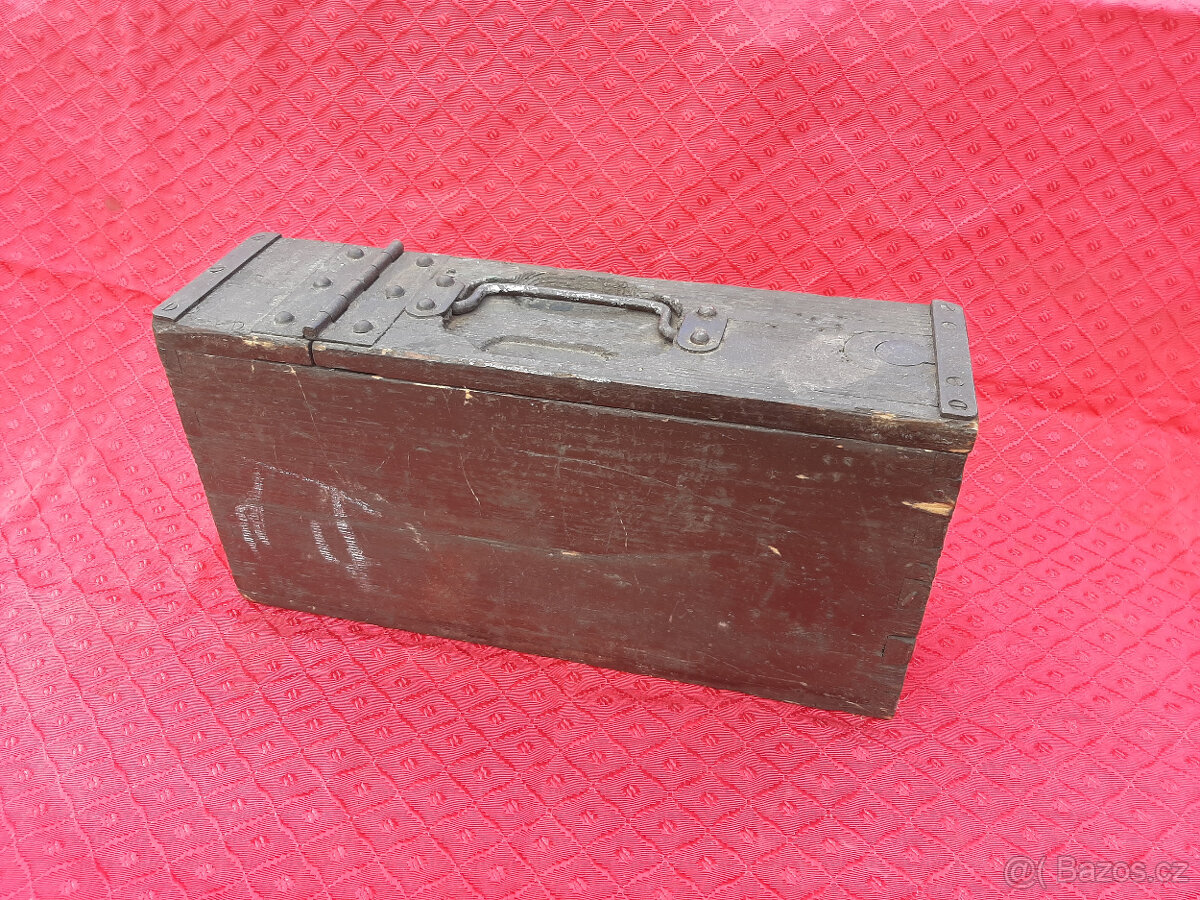 Bedna - kastlík pro kulomet MG08 - ww1 - 10