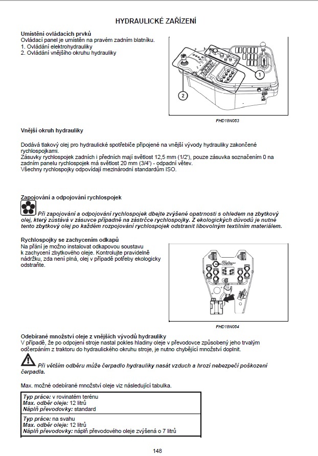 NÁVOD K OBSLUZE ZETOR FORTERA HD 130, 140, 150 - 10