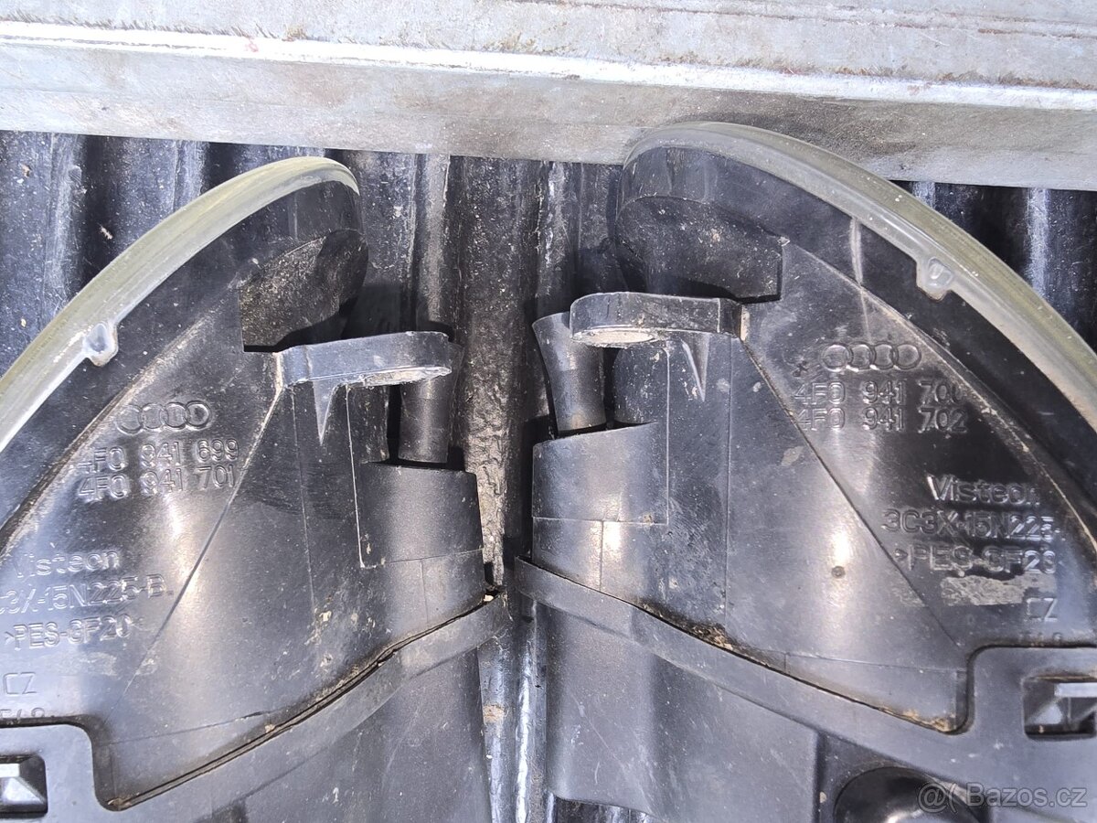 dily audi A6 4f mlhovky krytky chrom ostřik - 10