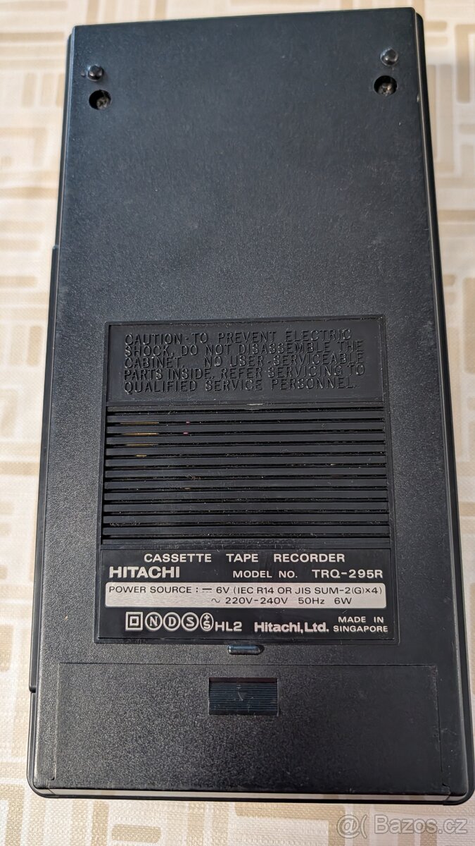 Kazetový magnetofon Hitachi TRQ-295R - 10