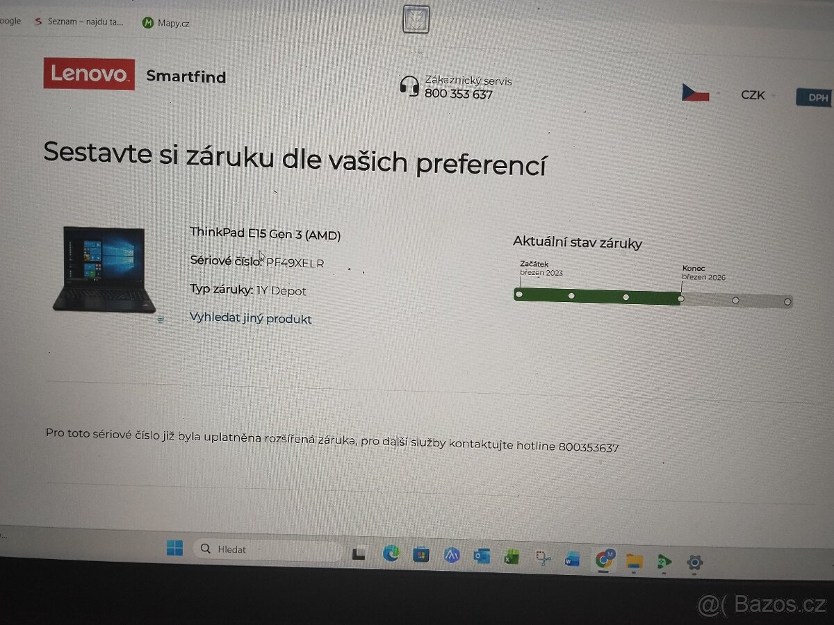 Lenovo ThinkPad E15 gen3 - JEŠTĚ STÁLE V ZARUCE - 10