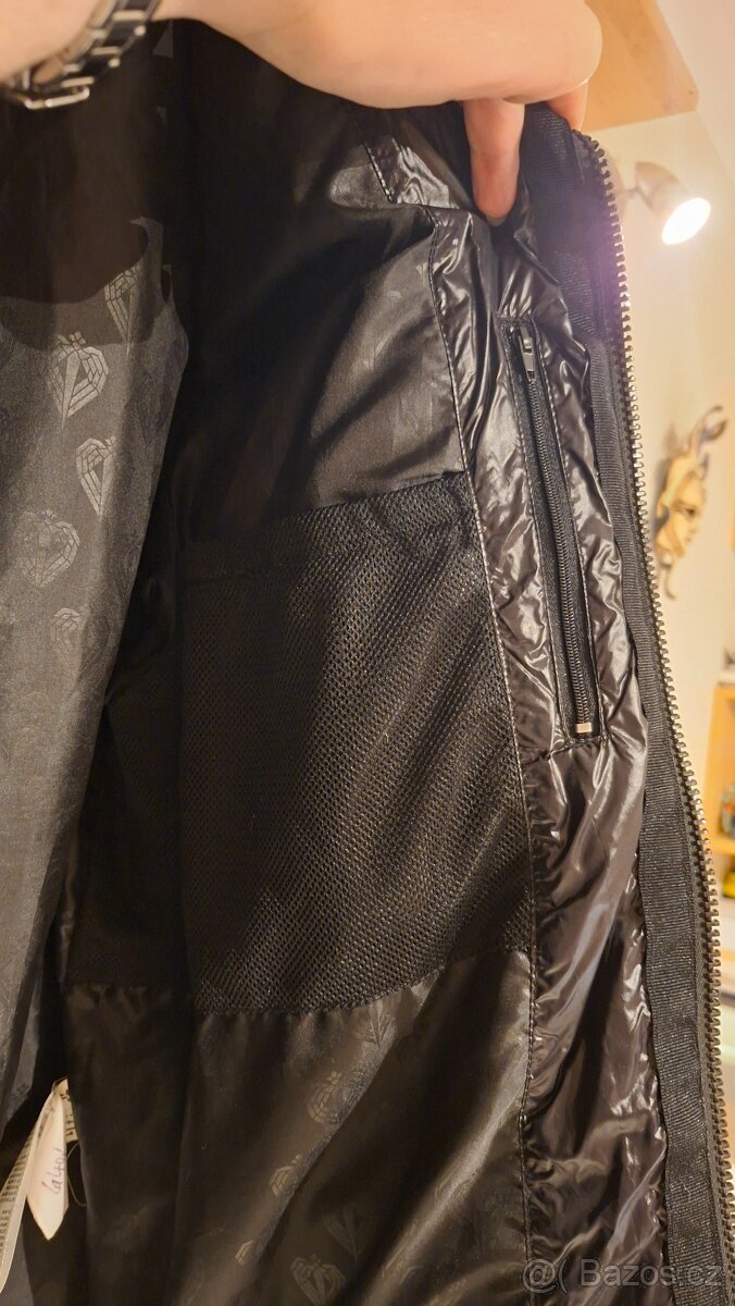 Bunda pánská, černá péřová - 10