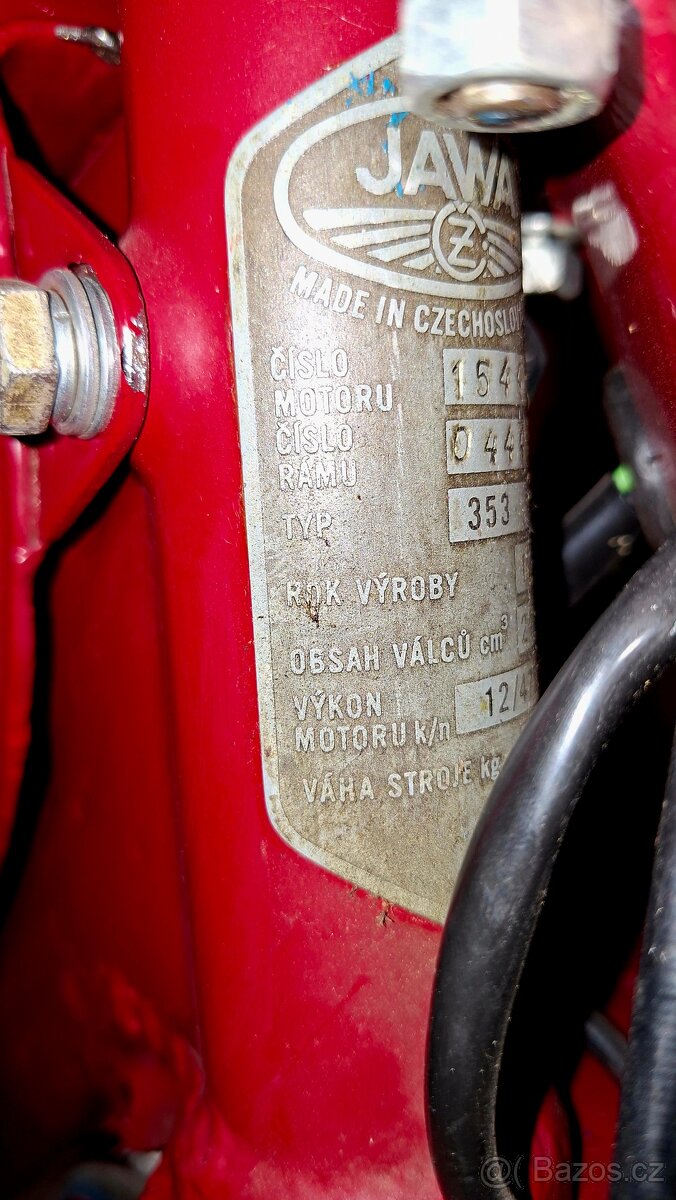 Jawa 250/353 Kývačka 1958 - 10