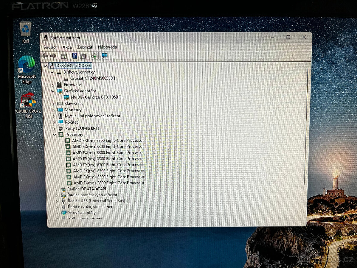 PC MSI -AMD FX 8300/16GB/GTX 1050ti - 10