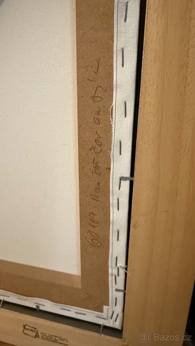 Velký dekorativní obraz – portrét ženy, rámováno (132×102 cm - 10