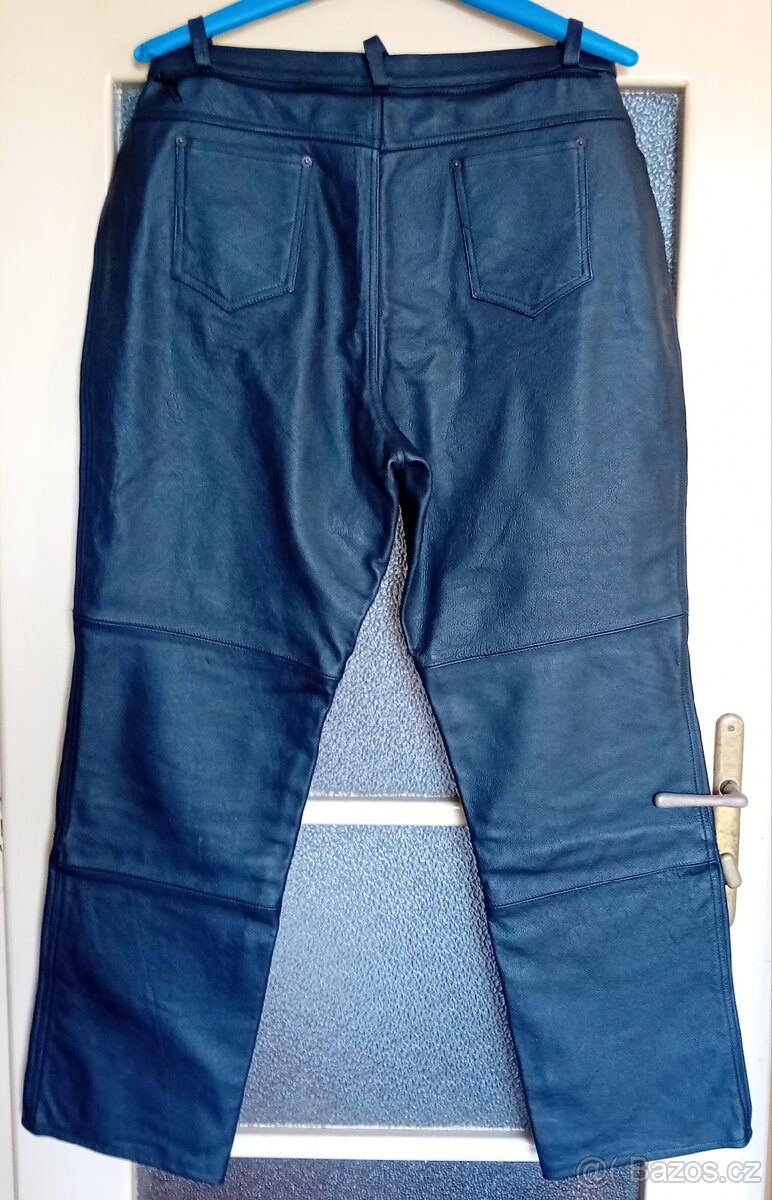 KOŽENÉ KALHOTY A BUNDA PSI - HOVĚZÍ KŮŽE - DÁMSKÉ - 10