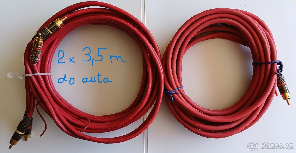 Audio chinch kabely - 10