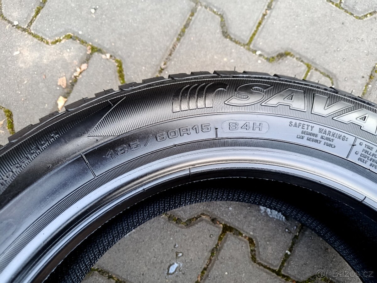 Prodám 4 hezké pneu 185/60/15 sava - 10