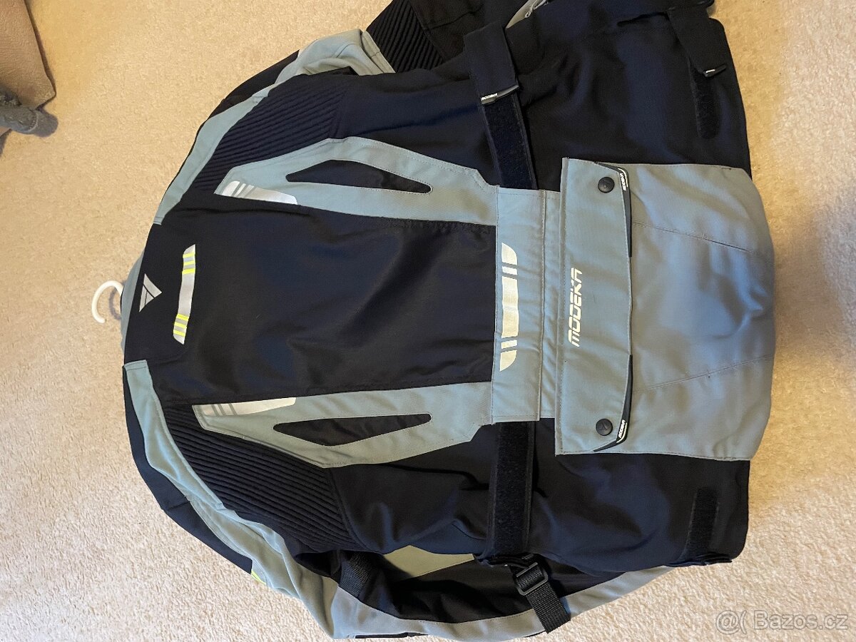 Textilní bunda MODEKA Aft Air černo/šedá M - 10