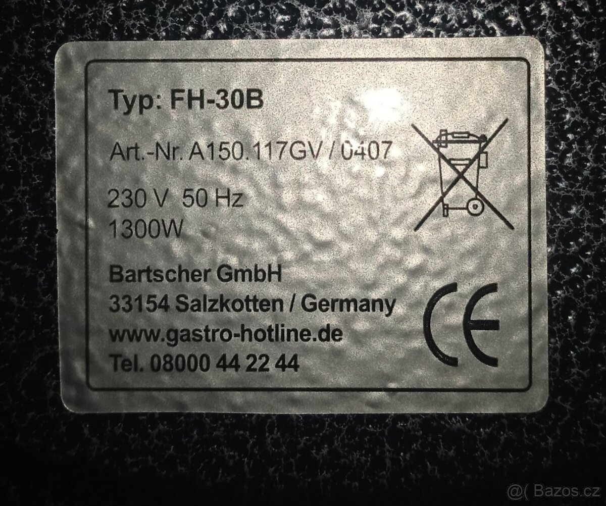 Elektrická multifunkční pánev zn. Apexa - 10