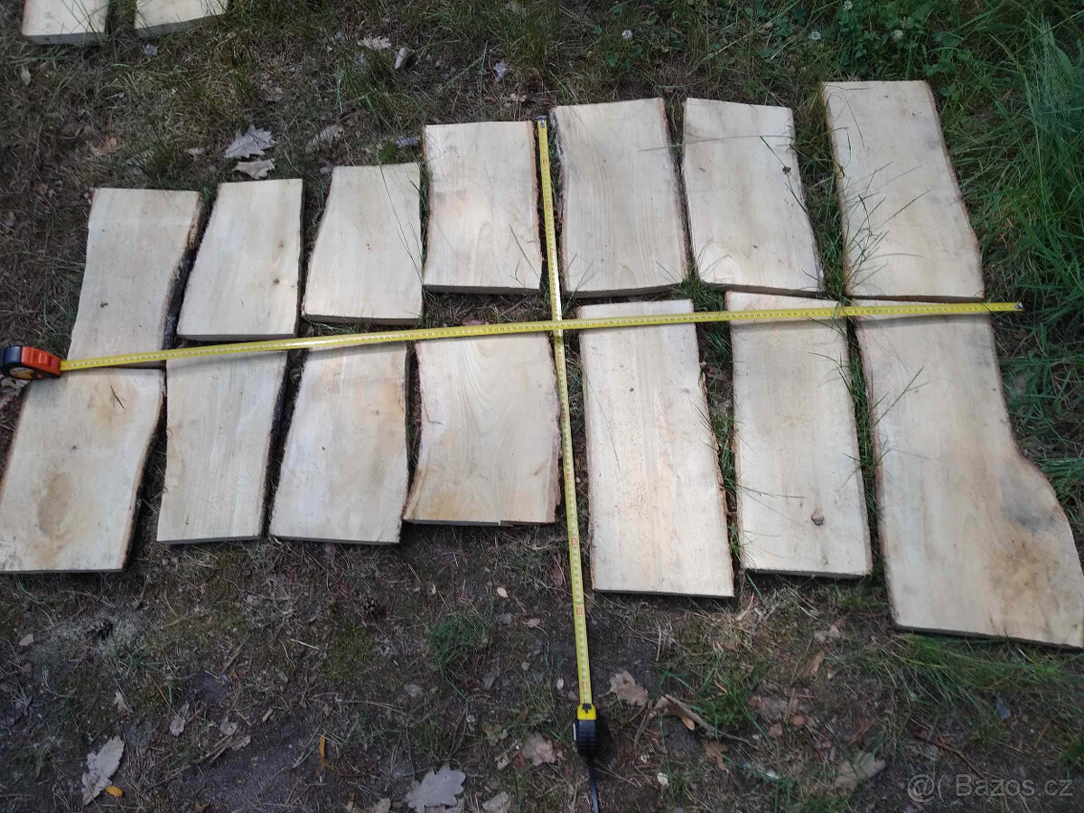 lipová prkna síla 25mm, vhodné na podložky pod trofeje, - 10