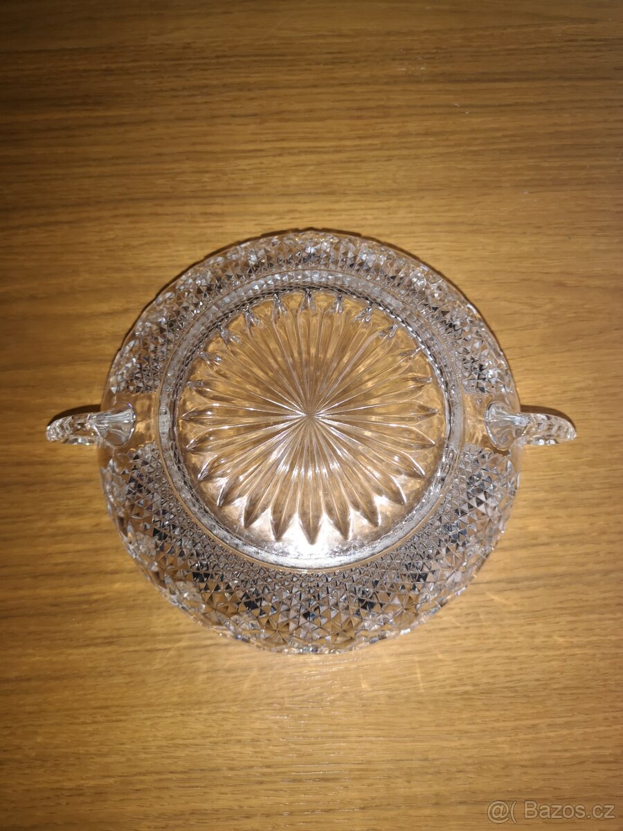 Skleněná mísa - broušená - 1 - 10